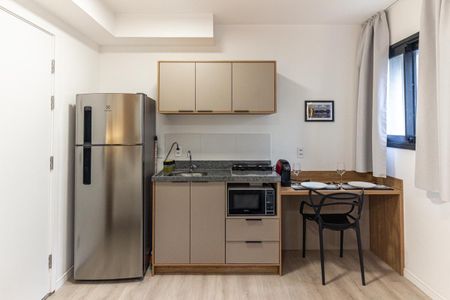 Cozinha de kitnet/studio à venda com 1 quarto, 25m² em Campos Elíseos, São Paulo