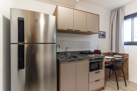 Cozinha de kitnet/studio à venda com 1 quarto, 25m² em Campos Elíseos, São Paulo