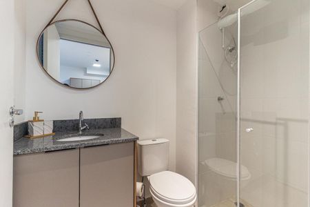 Studio à venda com 25m², 1 quarto e sem vaga Studio à venda com 25m², 1 quarto e sem vagaBanheiro