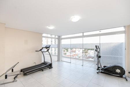 Área comum - Academia de apartamento para alugar com 1 quarto, 38m² em Centro, Curitiba