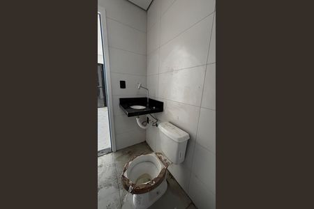 Banheiro da Suíte de apartamento à venda com 3 quartos, 148m² em Vila América, Santo André