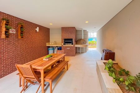 Apartamento à venda com 41m², 1 quarto e 1 vagaChurrasqueira
