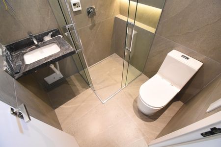 Casa de condomínio à venda com 187m², 3 quartos e 3 vagasBanheiro da Suíte 1