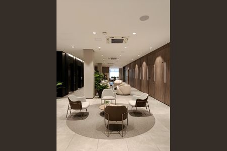 Apartamento para alugar com 35m², 1 quarto e sem vagaHall social