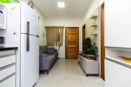 Sala e Cozinha de apartamento à venda com 2 quartos, 47m² em Vila Costa Melo, São Paulo
