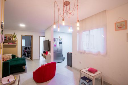 Sala de apartamento para alugar com 3 quartos, 115m² em Vila Assunção, Santo André