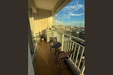 Varanda de apartamento para alugar com 1 quarto, 50m² em Vila Matias, Santos