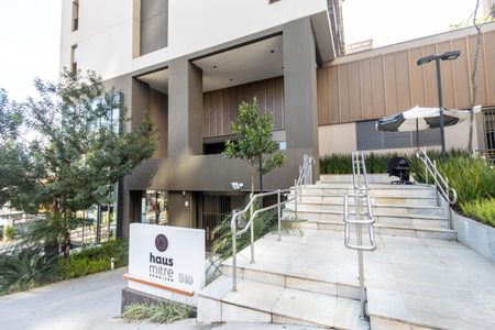 Fachada do Condomínio de kitnet/studio para alugar com 1 quarto, 28m² em Perdizes, São Paulo