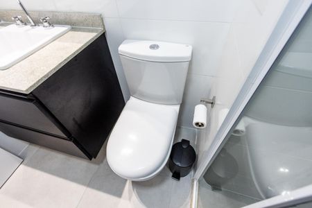 Studio para alugar com 28m², 1 quarto e sem vaga Studio para alugar com 28m², 1 quarto e sem vagaBanheiro