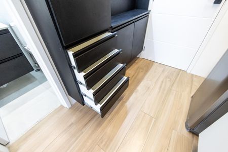 Studio para alugar com 28m², 1 quarto e sem vaga Studio para alugar com 28m², 1 quarto e sem vagaCozinha