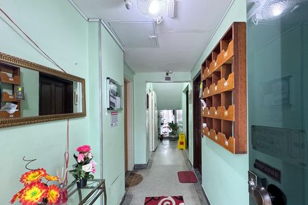 Área comum - Hall de apartamento para alugar com 1 quarto, 52m² em Vila Santa Luzia, São Bernardo do Campo
