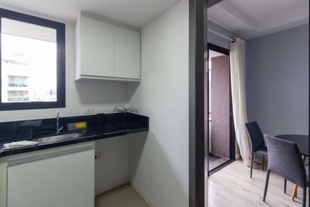 Cozinha  de apartamento para alugar com 1 quarto, 42m² em Jardim Paulista, São Paulo