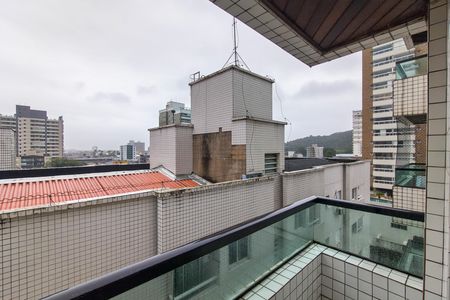 Sacada de apartamento para alugar com 1 quarto, 62m² em Canto do Forte, Praia Grande