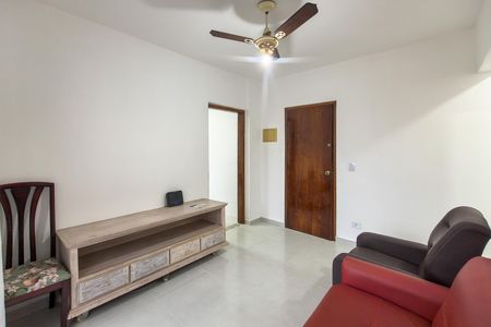 Sala de apartamento para alugar com 1 quarto, 62m² em Canto do Forte, Praia Grande
