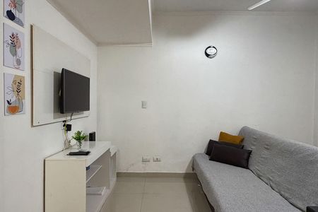 Sala de apartamento para alugar com 1 quarto, 50m² em Ponta da Praia, Santos