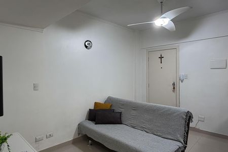 Sala de apartamento para alugar com 1 quarto, 50m² em Ponta da Praia, Santos