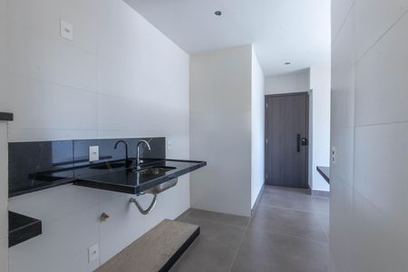 Cozinha de apartamento à venda com 1 quarto, 39m² em Santa Efigênia, Belo Horizonte