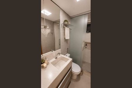 Banheiro de apartamento para alugar com 3 quartos, 65m² em Buritis, Belo Horizonte