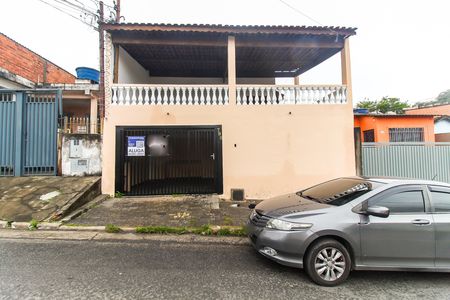 Casa para alugar com 60m², 2 quartos e sem vagaFachada + Placa