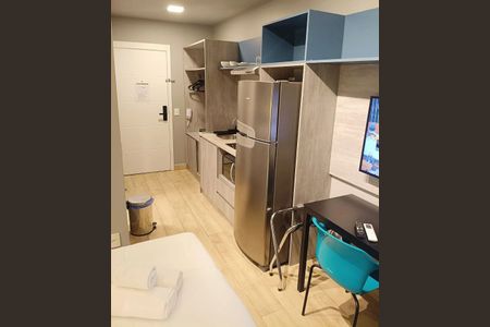 Studio para alugar com 26m², 1 quarto e sem vaga Studio para alugar com 26m², 1 quarto e sem vagaSala/Quarto