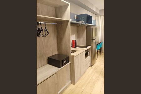Studio para alugar com 26m², 1 quarto e sem vaga Studio para alugar com 26m², 1 quarto e sem vagaCozinha