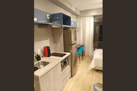 Studio para alugar com 26m², 1 quarto e sem vaga Studio para alugar com 26m², 1 quarto e sem vagaCozinha