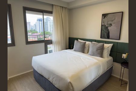 Sala/Quarto de apartamento para alugar com 1 quarto, 26m² em Santo Amaro, São Paulo