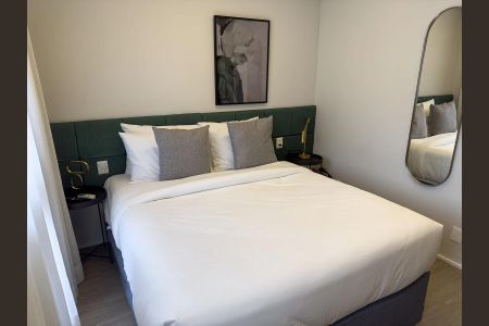 Sala/Quarto de apartamento para alugar com 1 quarto, 26m² em Santo Amaro, São Paulo