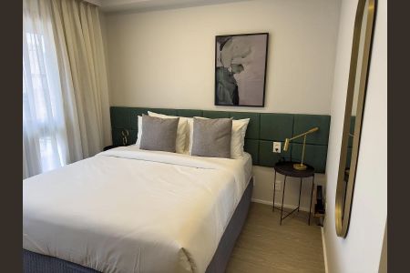 Sala/Quarto de apartamento para alugar com 1 quarto, 26m² em Santo Amaro, São Paulo