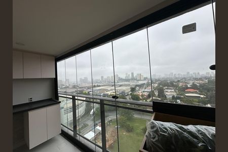 Varanda da Sala de apartamento para alugar com 2 quartos, 65m² em Tamboré, Barueri