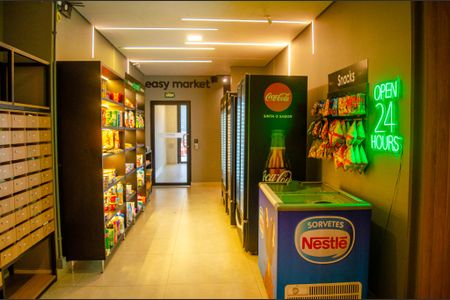 Apartamento à venda com 44m², 1 quarto e 1 vagaMini Mercado