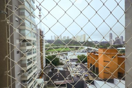 Vista Quarto de apartamento para alugar com 1 quarto, 27m² em Jardim Caravelas, São Paulo