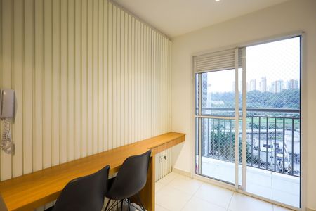 Sala de apartamento para alugar com 1 quarto, 27m² em Jardim Caravelas, São Paulo