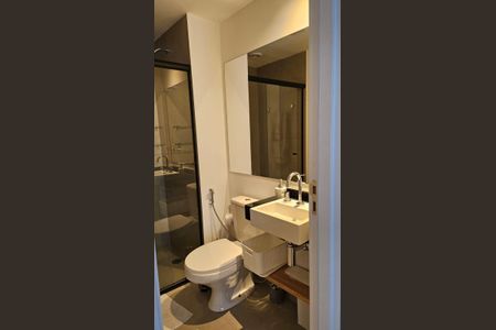Studio para alugar com 23m², 1 quarto e sem vaga Studio para alugar com 23m², 1 quarto e sem vagaBanheiro