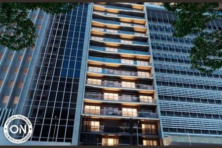 Studio para alugar com 23m², 1 quarto e sem vaga Studio para alugar com 23m², 1 quarto e sem vagaFachada