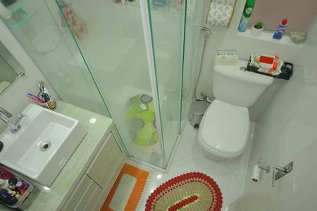 Banheiro  de apartamento à venda com 3 quartos, 64m² em Demarchi, São Bernardo do Campo
