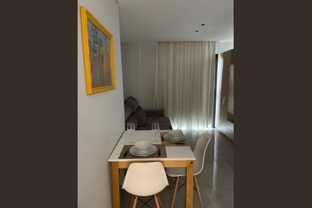 Sala de Jantar de kitnet/studio à venda com 1 quarto, 34m² em Batel, Curitiba