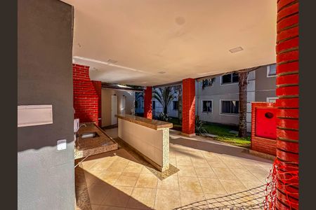 Área comum - Churrasqueira de apartamento para alugar com 2 quartos, 47m² em Parque Sao Vicente, Santo André