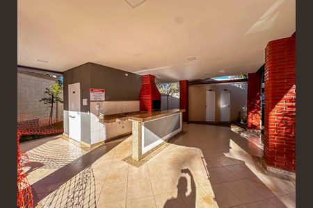 Área comum - Churrasqueira de apartamento para alugar com 2 quartos, 47m² em Parque Sao Vicente, Santo André