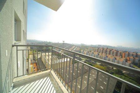 Varanda da Sala  de apartamento para alugar com 2 quartos, 51m² em Jardim Campestre, São Bernardo do Campo