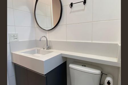 Studio para alugar com 49m², 2 quartos e 1 vaga Studio para alugar com 49m², 2 quartos e 1 vagaBanheiro