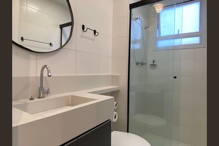 Studio para alugar com 49m², 2 quartos e 1 vaga Studio para alugar com 49m², 2 quartos e 1 vagaBanheiro