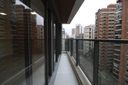Varanda de apartamento para alugar com 3 quartos, 120m² em Vila Nova Conceição, São Paulo