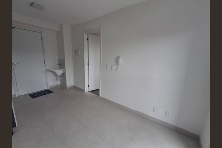 Sala e cozinha de apartamento para alugar com 1 quarto, 23m² em Brás, São Paulo