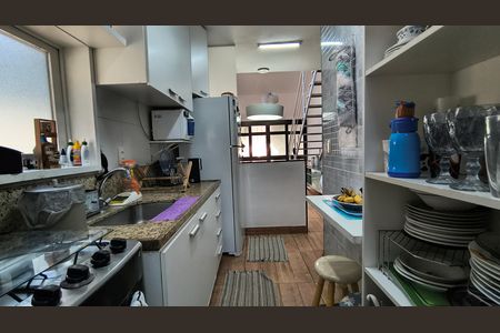 Cozinha e Área de serviço  de casa de condomínio à venda com 3 quartos, 140m² em Vargem Grande, Rio de Janeiro