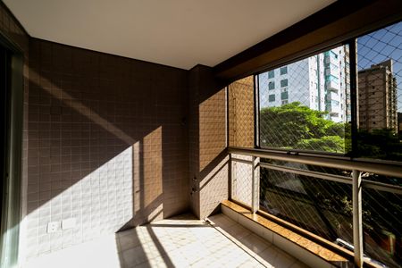 Varanda da Sala de apartamento à venda com 4 quartos, 148m² em Santo Agostinho, Belo Horizonte