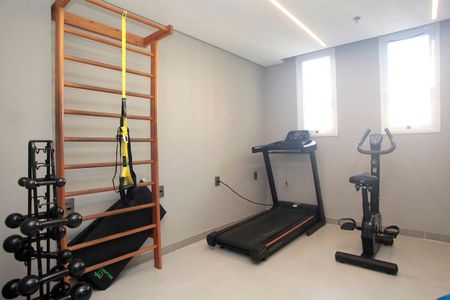 Área Comum - Rooftop Academia de kitnet/studio à venda com 1 quarto, 23m² em Centro Histórico, Porto Alegre