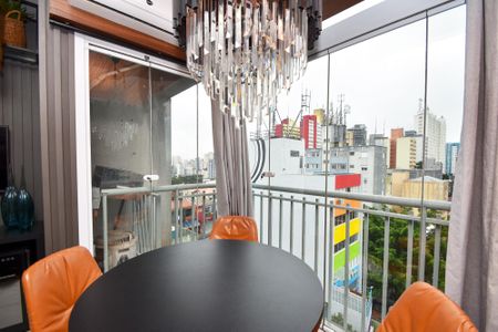 varanda sala de jantar de apartamento para alugar com 1 quarto, 36m² em Sumarezinho, São Paulo