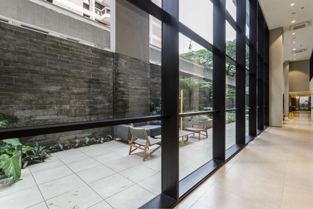 Apartamento para alugar com 38m², 1 quarto e sem vagaHall social