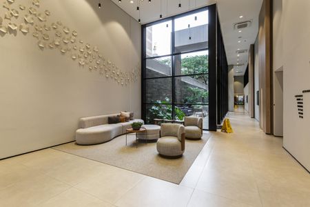 Apartamento para alugar com 38m², 1 quarto e sem vagaHall social
